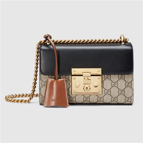 gucci small padlock studded leather shoulder bag gu409487p-green|Gucci Leather Padlock Small .